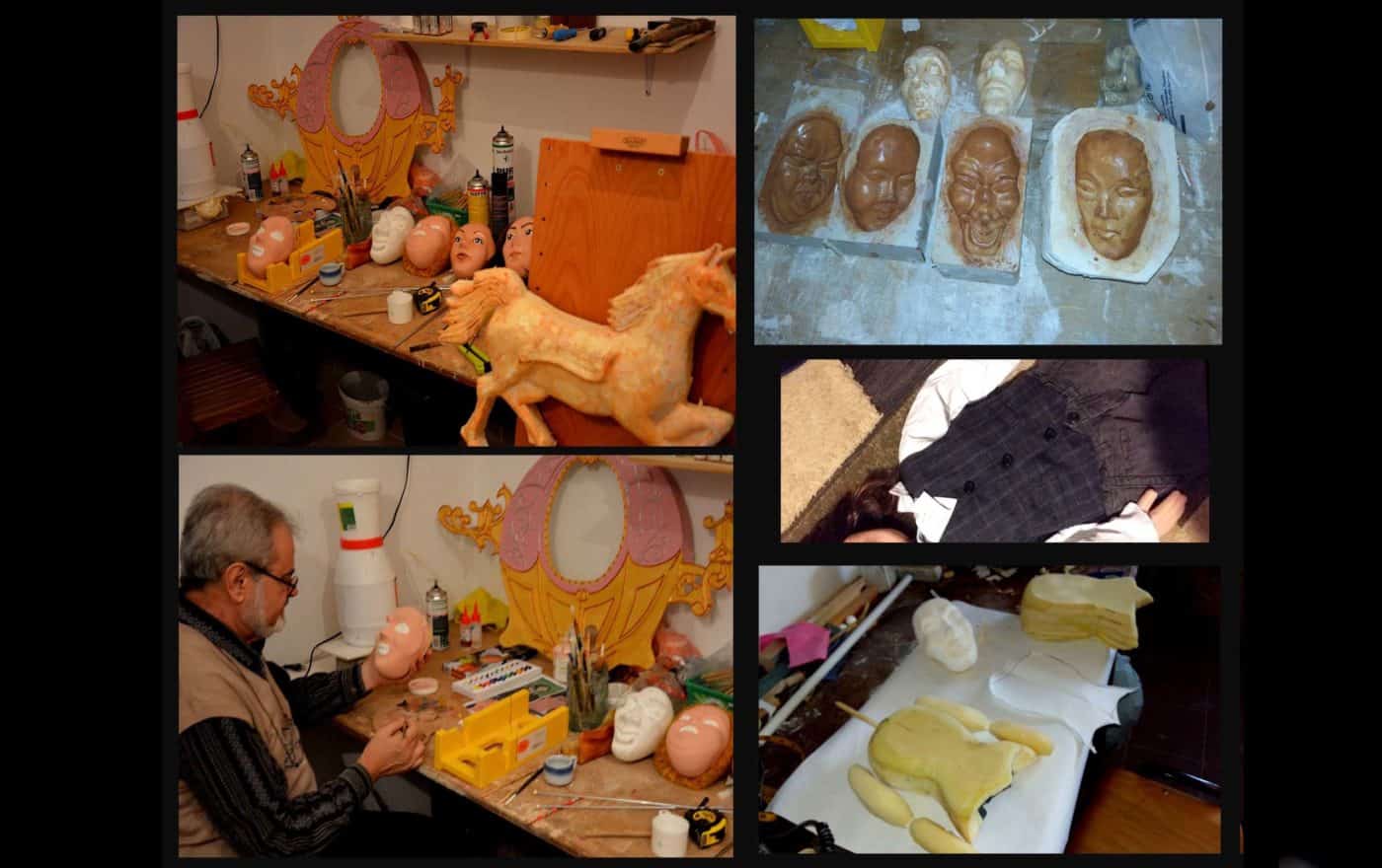 Creas ateliere de ceramică și sculptură, creație artistică și decorativă.